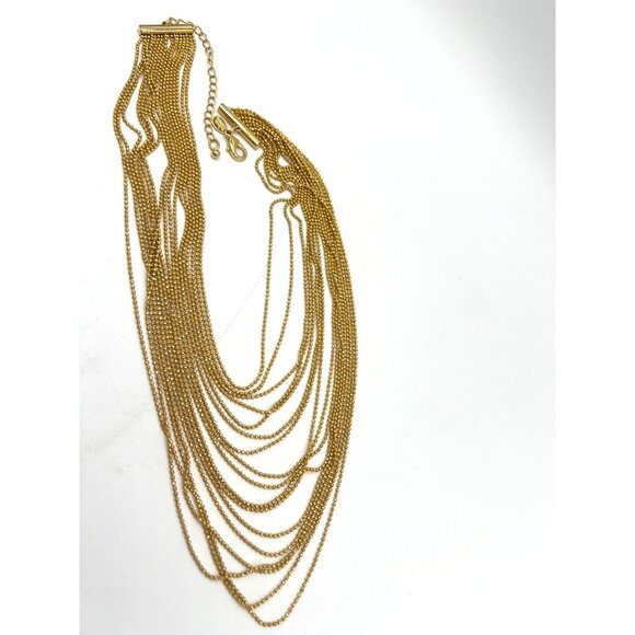 Joan Rivers Multi-Strand Necklace 20+3" Vintage Statement Sparkling Tiny Beads - Picture 9 of 10